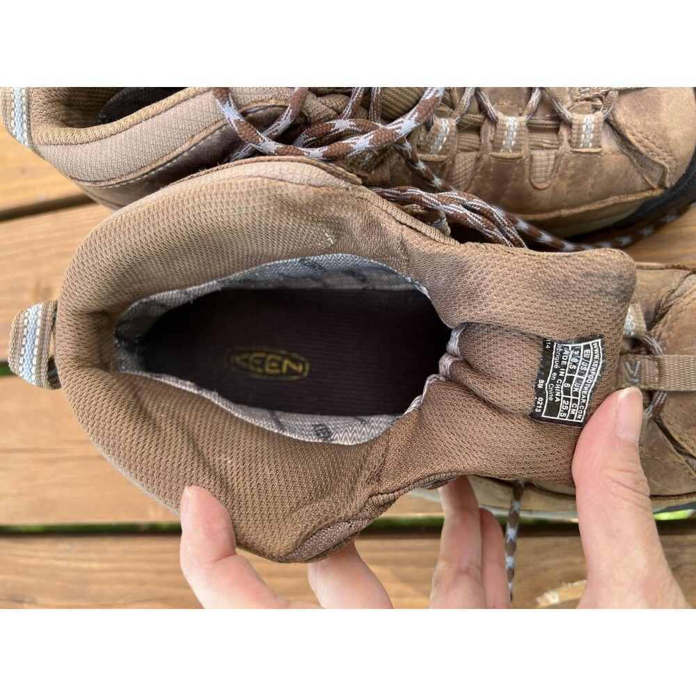 Keen Targhee II Mid Waterproof Hiking Brown Casual Boots 1004114 US Women’s 8.5 - Picture 9 of 16